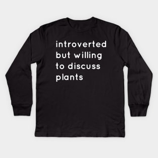 introverted Kids Long Sleeve T-Shirt